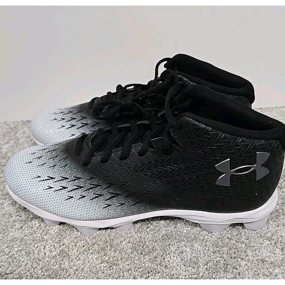 Under Armour Spotlight‎ Franchise Rm 4.0 Black Silver Football Cleats Men’s 10.5